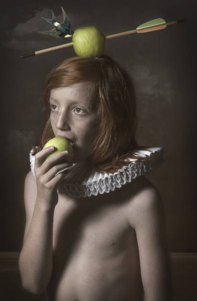 Photograph Carola Kayen Mouthaan Bow An Arow Boy on One Eyeland
